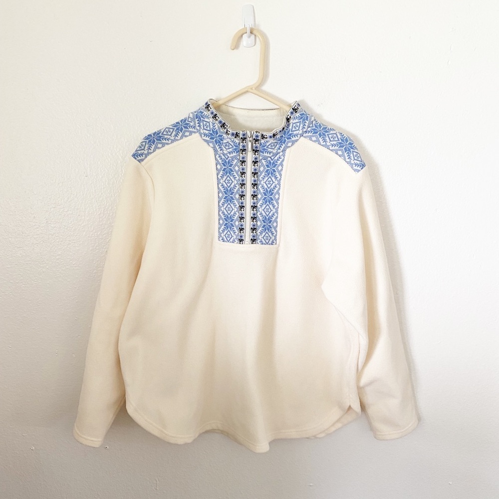 Vintage LL Bean Fair Isle Fleece